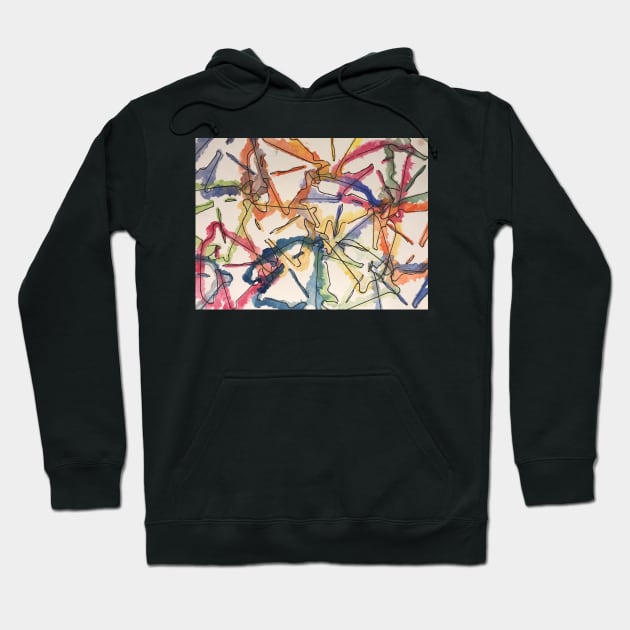 Sail away abstract Hoodie by Artladyjen